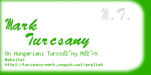 mark turcsany business card